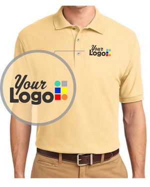 K500WL Men's Silk-Touch Custom Golf Shirt, color: Banana