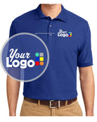 Port Authority S/S Silk-Touch Custom Golf Shirt, color: Royal