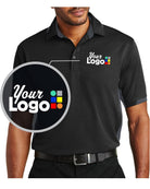 Port Authority S/S ColorBlock Ottoman Custom Golf Shirt, color: Black/Iron Grey