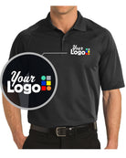 Port Authority S/S DryZone Ottoman Custom Golf Shirt, color: Black