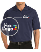Port Authority S/S DryZone Ottoman Custom Golf Shirt, color: Navy
