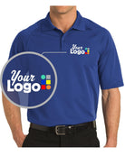 Port Authority S/S DryZone Ottoman Custom Golf Shirt, color: Royal