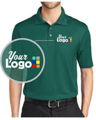 Port Authority S/S Fine Jacquard Custom Golf Shirt, color: Green Glen