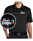 Port Authority S/S Silk Touch Custom Golf Shirt, color: Black