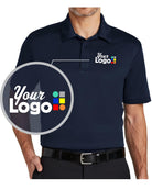 Port Authority S/S Silk Touch Performance Custom Golf Shirt, color: Navy
