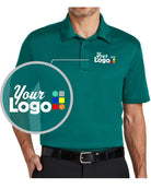 Port Authority S/S Silk Touch Custom Golf Shirt, color: Teal Green