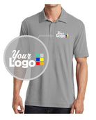 Port Authority S/S Cotton-Touch Performance Custom Golf Shirt, color: Frost Grey