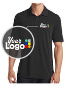 Port Authority S/S Cotton-Touch Performance Custom Golf Shirt, color: Black
