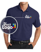 Port Authority S/S DryZone Grid Custom Golf Shirt, color: True Navy