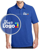 Port Authority S/S Digi Heather Custom Golf Shirt, color: True Royal