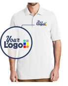 Port Authority S/S EZCotton Custom Golf Shirt, color: White