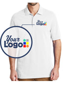 Port Authority S/S EZCotton Custom Golf Shirt, color: White