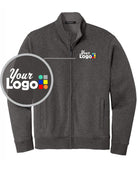 Port Authority Interlock Full-Zip Custom Jacket, color: Charcoal Heather