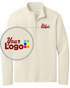 Port Authority Breakwater 1/4 Zip Custom Pullover, color: Parchment