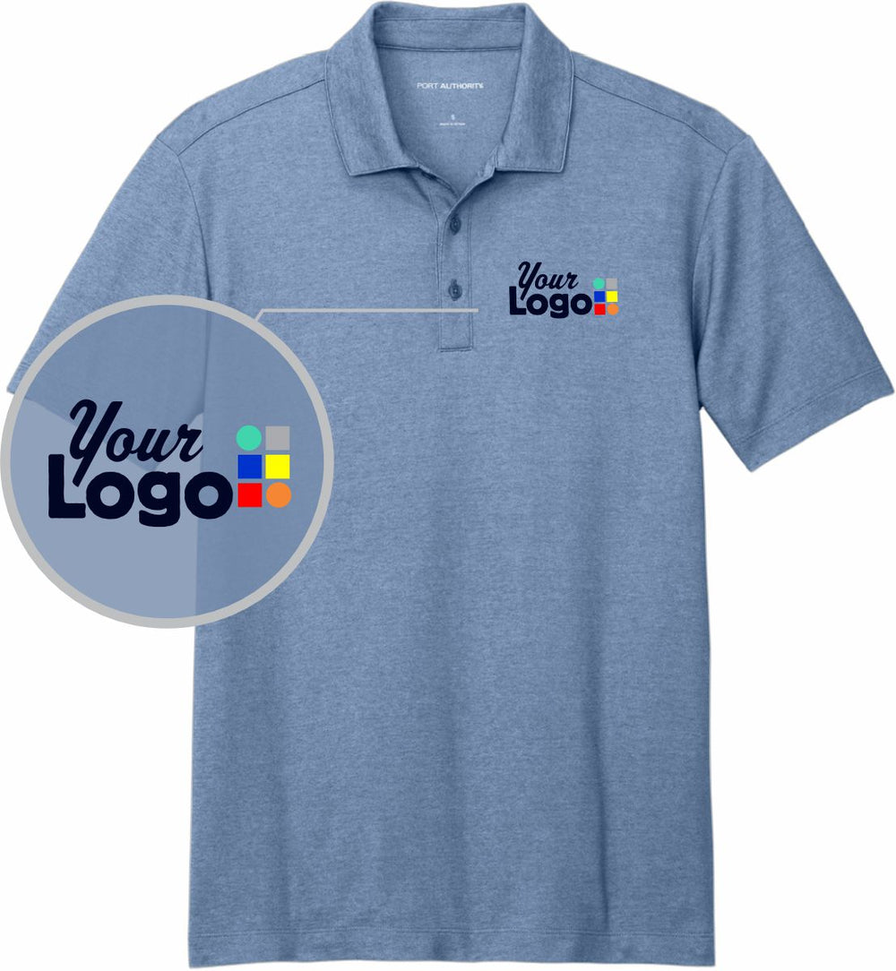 Men's S/S Fine Pique Blend Custom Golf Shirt