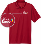 Port Authority S/S C-Free Performance Custom Golf Shirt, color: Rich Red