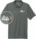 Port Authority S/S C-Free Performance Custom Golf Shirt, color: Smoke Grey