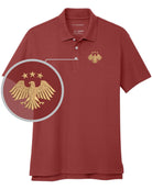 Port Authority S/S C-Free Blend Syria's New Eagle Golf Shirt, color: Garnet