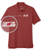 Port Authority S/S C-Free Blend Turn The Volume Up Golf Shirt, color: Garnet