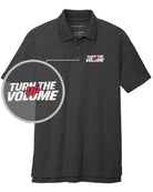 Port Authority S/S C-Free Blend Turn The Volume Up Golf Shirt, color: Charcoal Heather