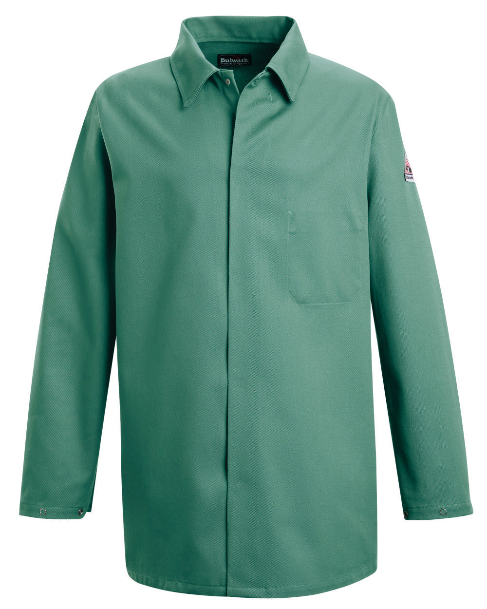 Bulwark Excel Work Flame Resistant Coat, color: Visual Green