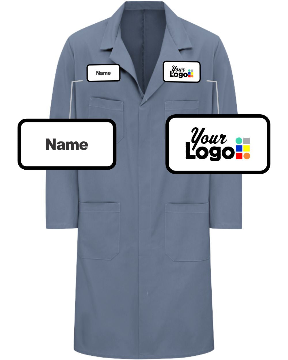 RedKap Pro Custom Shop Coat, color: Postman Blue