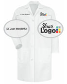 RedKap Staff Custom Medical Coat, color: White