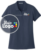 Port Authority S/S Core Classic Pique Custom Golf Shirt, color: River Blue Navy