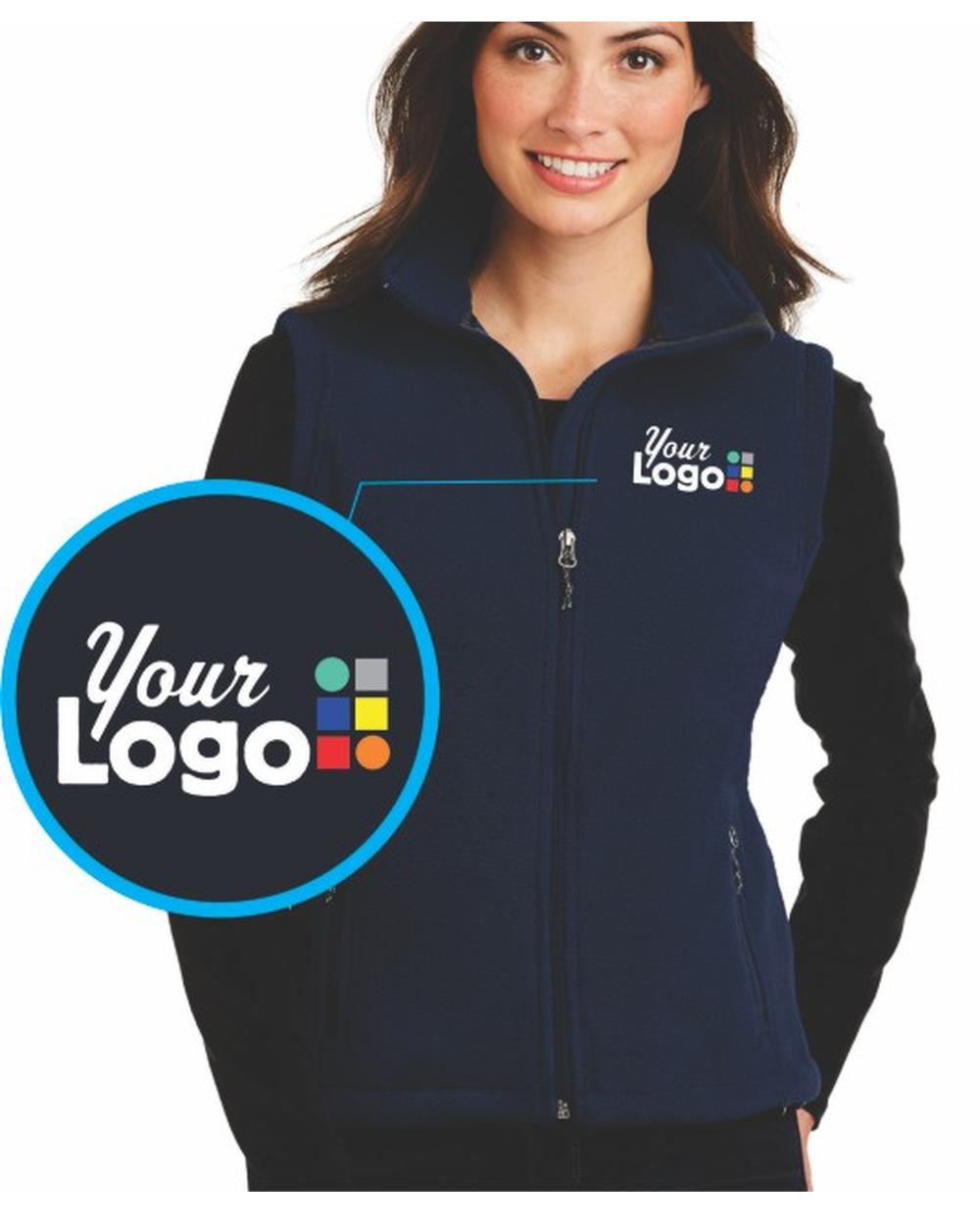 Port Authority Value-Fleece Custom Vest, color: True Navy