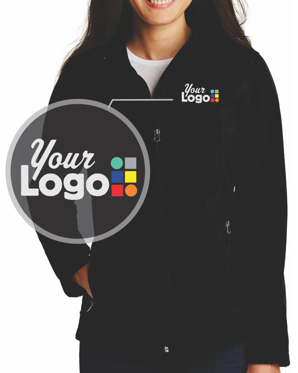 Port Authority Value Soft-Shell Custom Jacket, color: Black