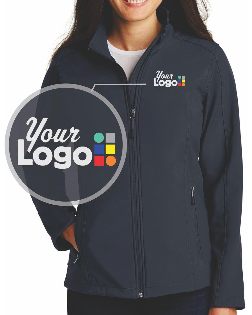 Port Authority Value Soft-Shell Custom Jacket, color: Battleship Grey