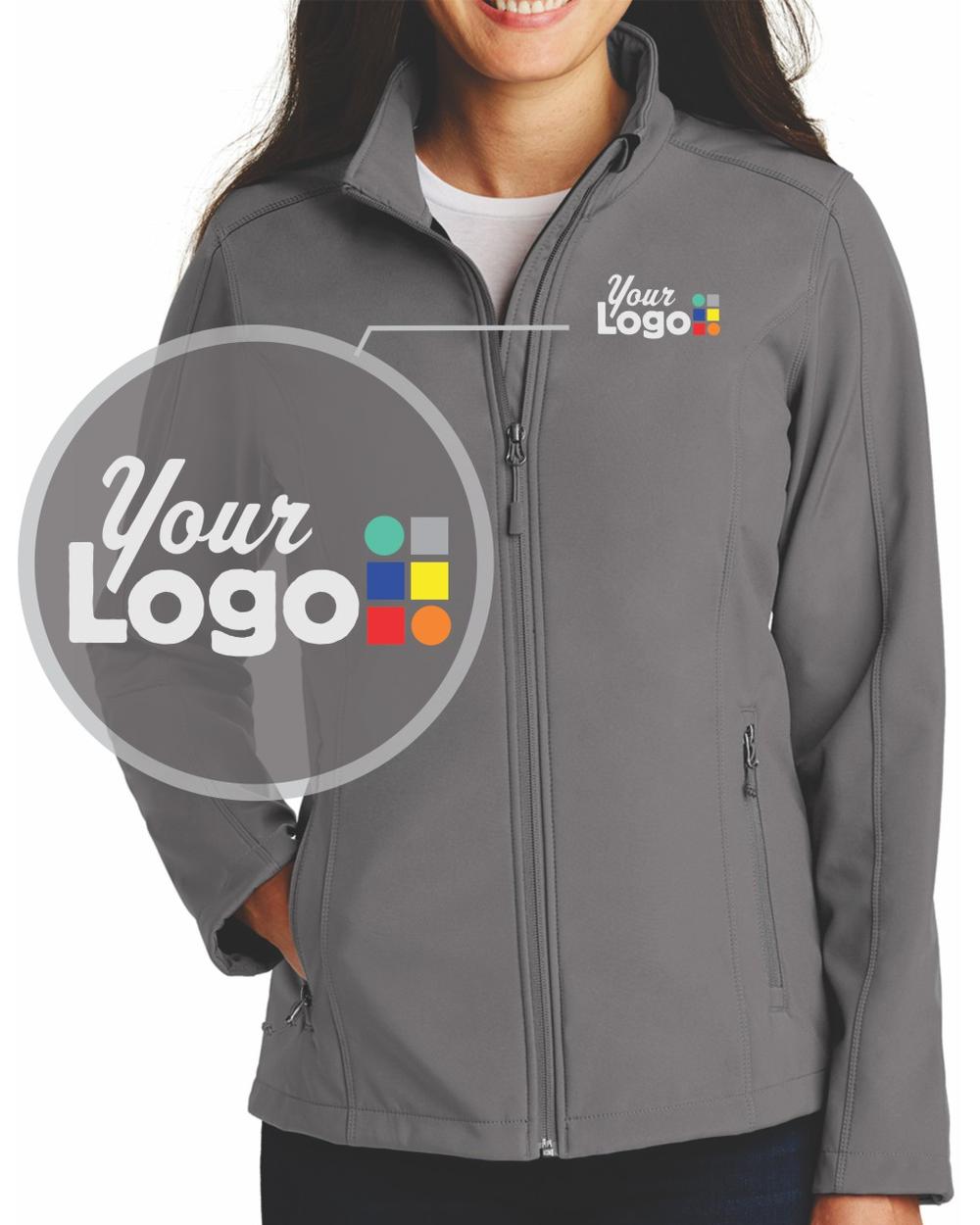 Port Authority Value Soft-Shell Custom Jacket, color: Deep Smoke