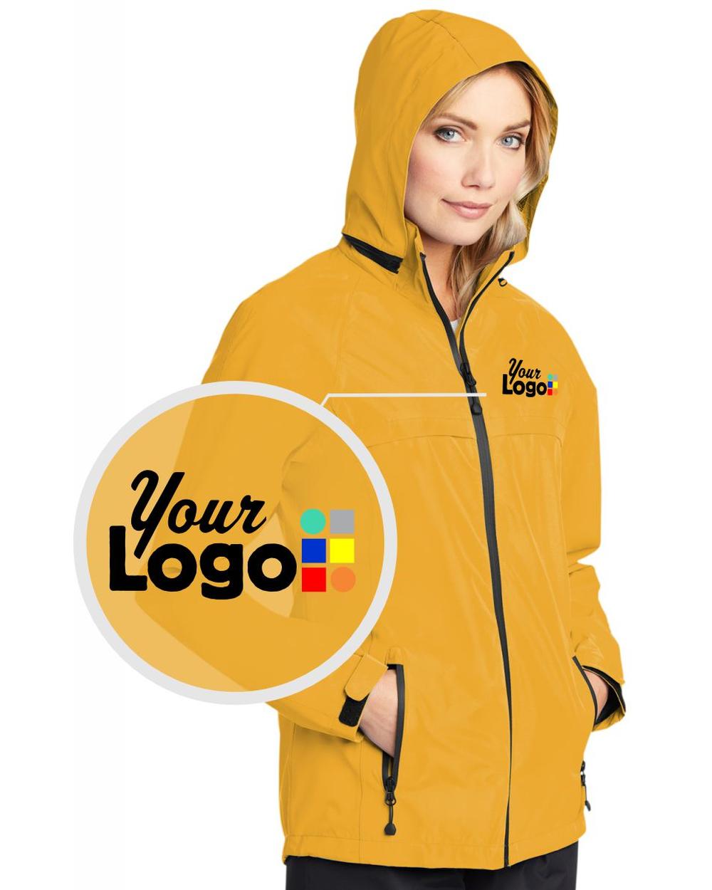 Port Authority Torrent WaterProof Custom Jacket, color: Slicker Yellow