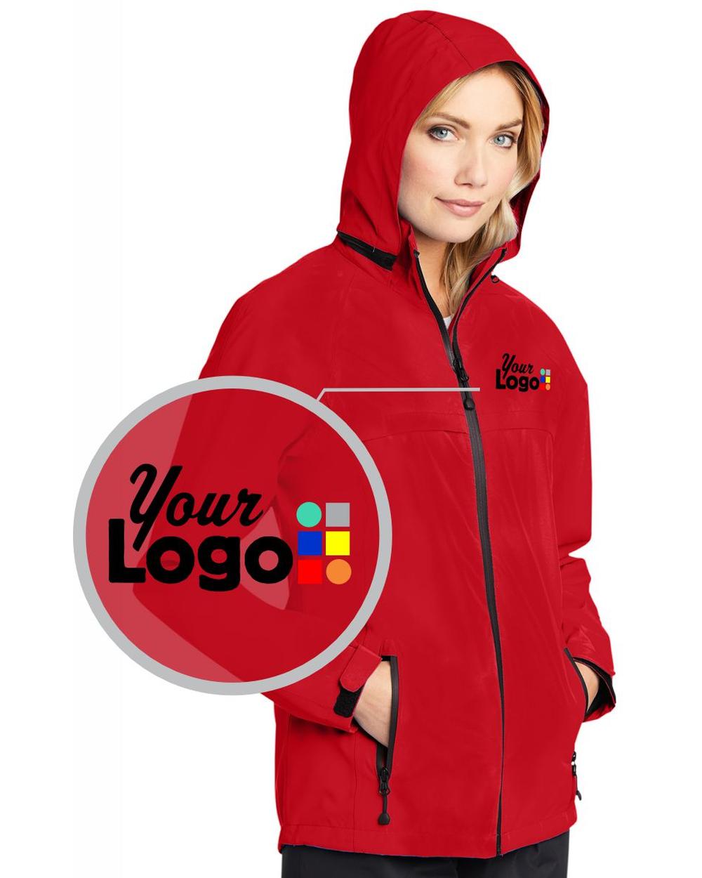 Port Authority Torrent WaterProof Custom Jacket, color: Deep Red