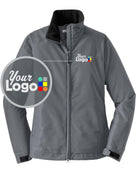 Port Authority Challenger Custom Jacket, color: Steel Grey/True Black