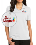 Port Authority S/S Rapid Dry Sport Custom Golf Shirt, color: White