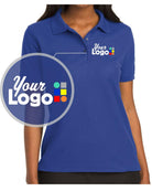 Port Authority S/S Silk-Touch Custom Golf Shirt, color: Royal