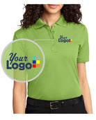 Port Authority S/S DryZone Ottoman Custom Golf Shirt, color: Green Oasis