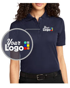 Port Authority S/S DryZone Ottoman Custom Golf Shirt, color: Navy