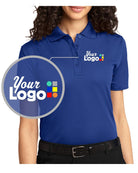 Port Authority S/S DryZone Ottoman Custom Golf Shirt, color: Royal