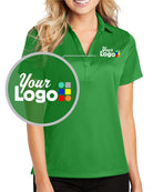 Port Authority S/S Fine Jacquard Custom Golf Shirt, color: Vine Green