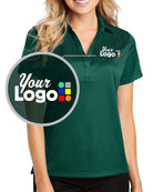 Port Authority S/S Fine Jacquard Custom Golf Shirt, color: Green Glen