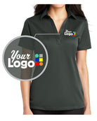 Port Authority S/S Silk Touch Performance Custom Golf Shirt, color: Steel Grey