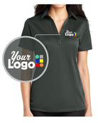 Port Authority S/S Silk Touch Custom Golf Shirt, color: Steel Grey