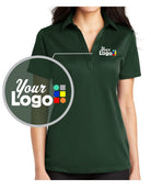 Port Authority S/S Silk Touch Performance Custom Golf Shirt, color: Dark Green