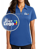 Port Authority S/S Diamond Jacquard Custom Golf Shirt, color: True Blue