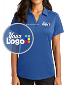 Port Authority S/S Diamond Jacquard Custom Golf Shirt, color: True Blue