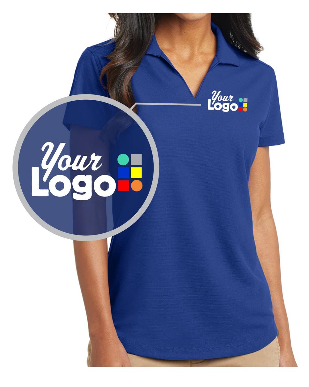 Port Authority S/S DryZone Grid Custom Golf Shirt, color: True Royal