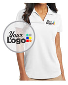 Port Authority S/S DryZone Grid Custom Golf Shirt, color: White