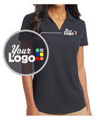 Port Authority S/S DryZone Grid Custom Golf Shirt, color: Battleship Grey